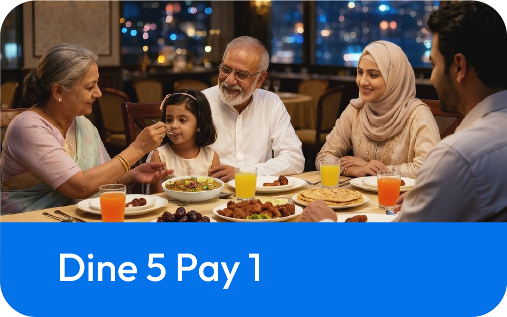 Dine 5 Pay 1